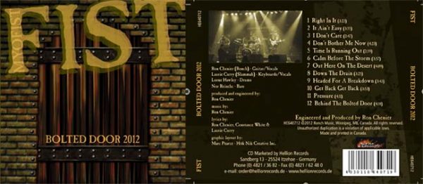 FIST (CANADA) - Bolted door 2012      CD