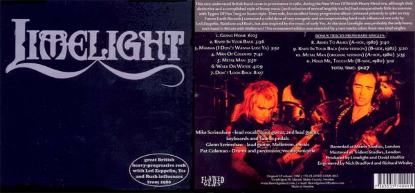 LIMELIGHT - Limelight & 4 bonustracks      CD