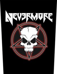 NEVERMORE - Tribal skull R&uuml;ckenaufn&auml;her