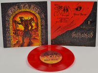 SATHANAS / SPAWN OF SATAN - split EP - red vinyl Single