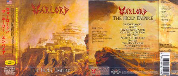 WARLORD - The holy empire & bonustrack `Aliens`      CD