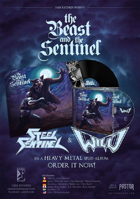 WILD / STEEL SENTINEL - The beast and the sentinel      CD