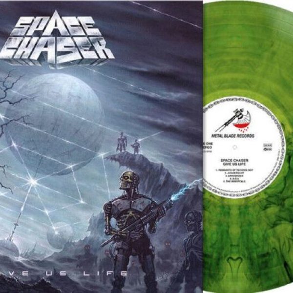 SPACE CHASER - Give us life LP green marbled vinyl