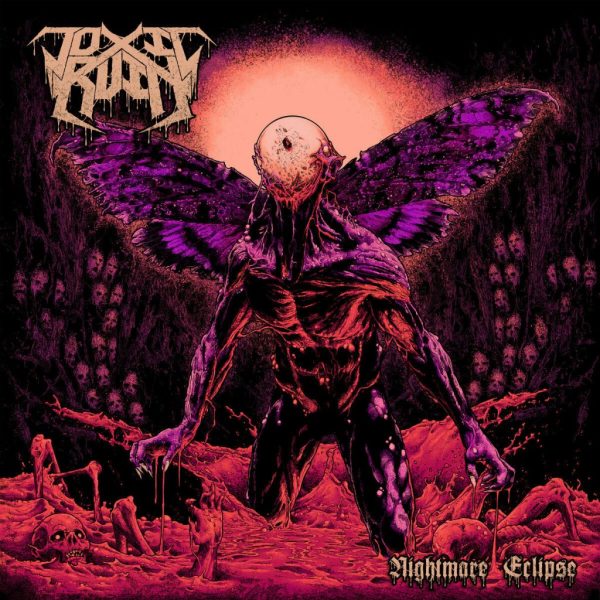 TOXIC RUIN - Nightmare eclipse LP maroon vinyl