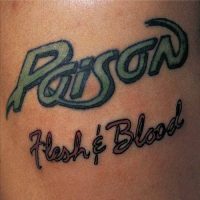 POISON Flesh & Blood LP transclucent sea grass green vinyl