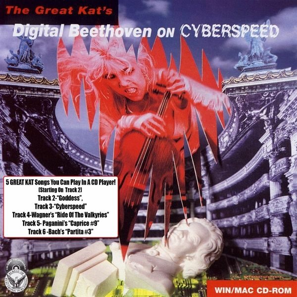 THE GREAT KAT - Digital Beethoven on cyberspeed CD