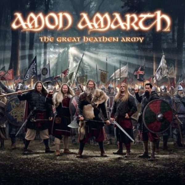 AMON AMARTH - The great heathen army LP red marbled vinyl
