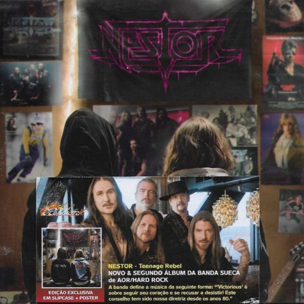 NESTOR - Teenage rebel CD slipcase & poster