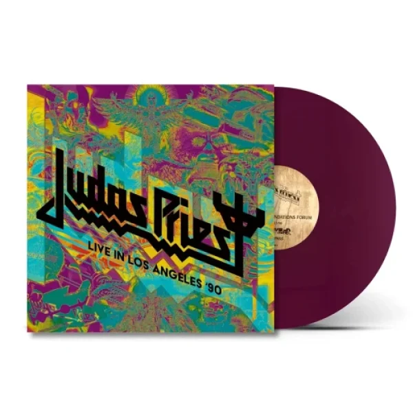 judas priest live in los angeles lp transparent purple vinyl