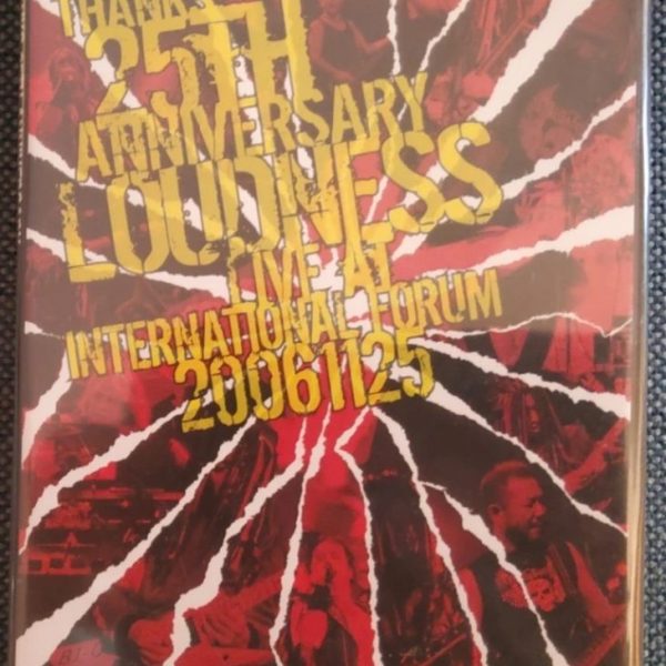 loudness thanks 25th anniversary loudness live at int. forum 20061125 dvd japan